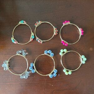 Handmade beaded bracelets inspired bourbon and bowties